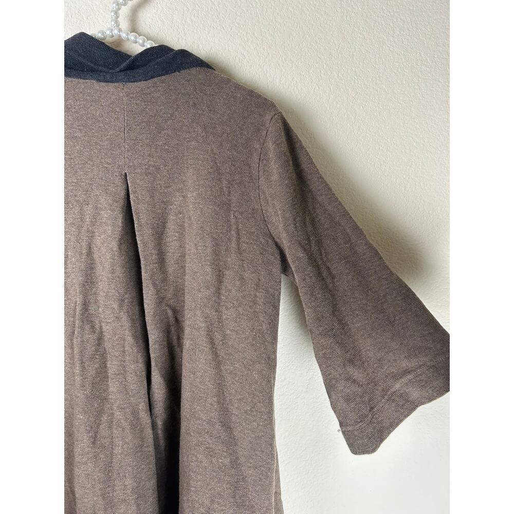 Chalet et Ceci Cardigan Women's Size Small Brown Duster Sweater Made in USA - Picture 10 of 11